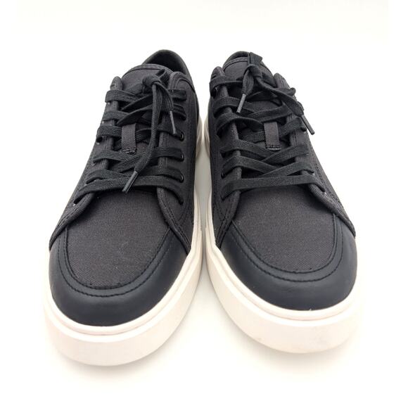 Abound Neely Platform Sneakers Men's Canvas Lace Up Shoes Black Size US11M EU44 - Picture 2 of 13